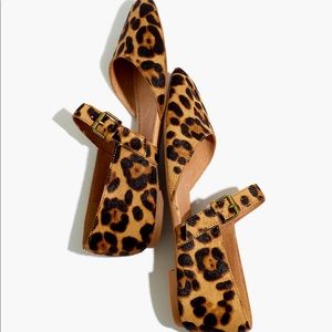 Madewell Leopard Alina Mary-Jane Flat